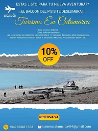 Vivi una experiencia única e inolvidable con Turismo en Catamarca.
